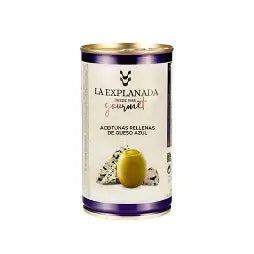 ACEITUNAS RELLENAS DE QUESO AZUL 350 GRAMOS