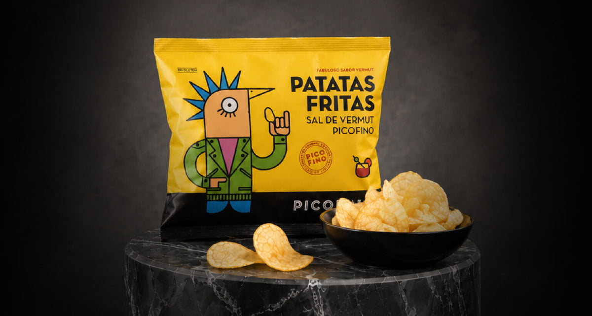 PATATAS FRITAS SAL DE VERMUT PICOFINO 150 GRAMOS
