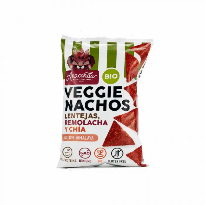 VEGGIE NACHOS LENTEJAS, REMOLACHA Y CHÍA 125 GRAMOS