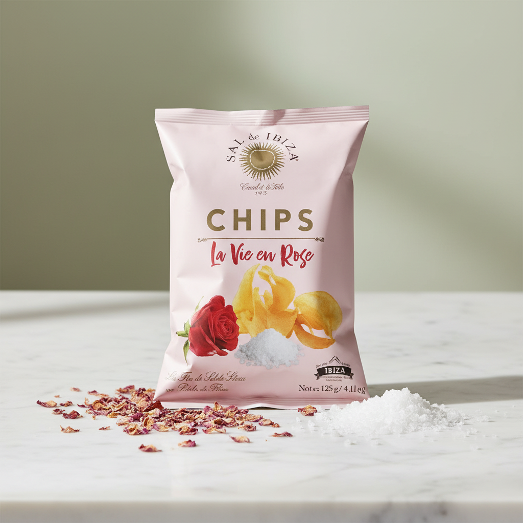 Chips La Vie en Rose - bolsa real