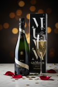 G.H. Mumm Brut Millésime 2013 con fondo elegante