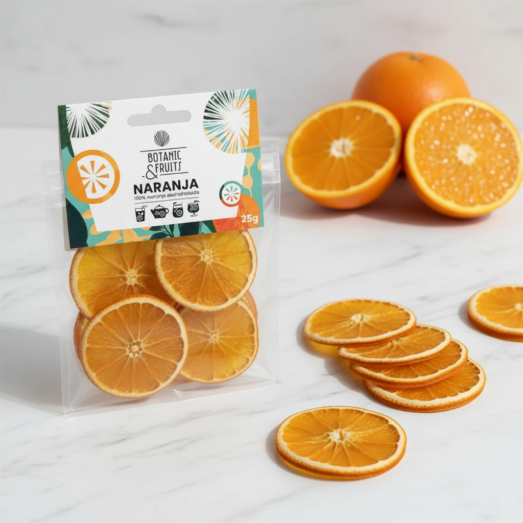 Naranja 100% Deshidratada 25g gourmet