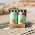 Pack Sal de Ibiza con fondo mediterráneo
