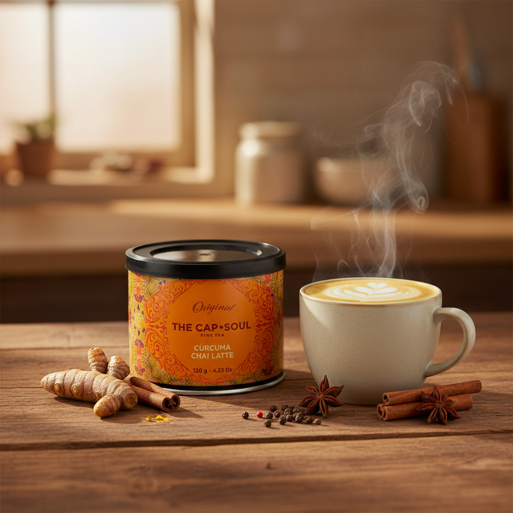 Cúrcuma Chai Latte